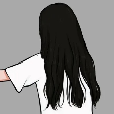 White-Shirt Couple — Matching Avatars · Derecha