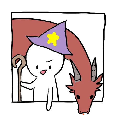 小法师与骑士 · 情侣头像 · 左图