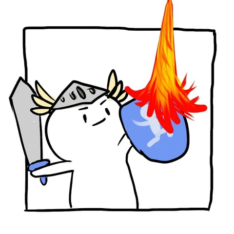 小法师与骑士 · 情侣头像 · 右图