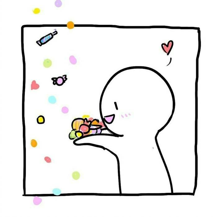 糖果瀑布 · 情侣头像 · 右图