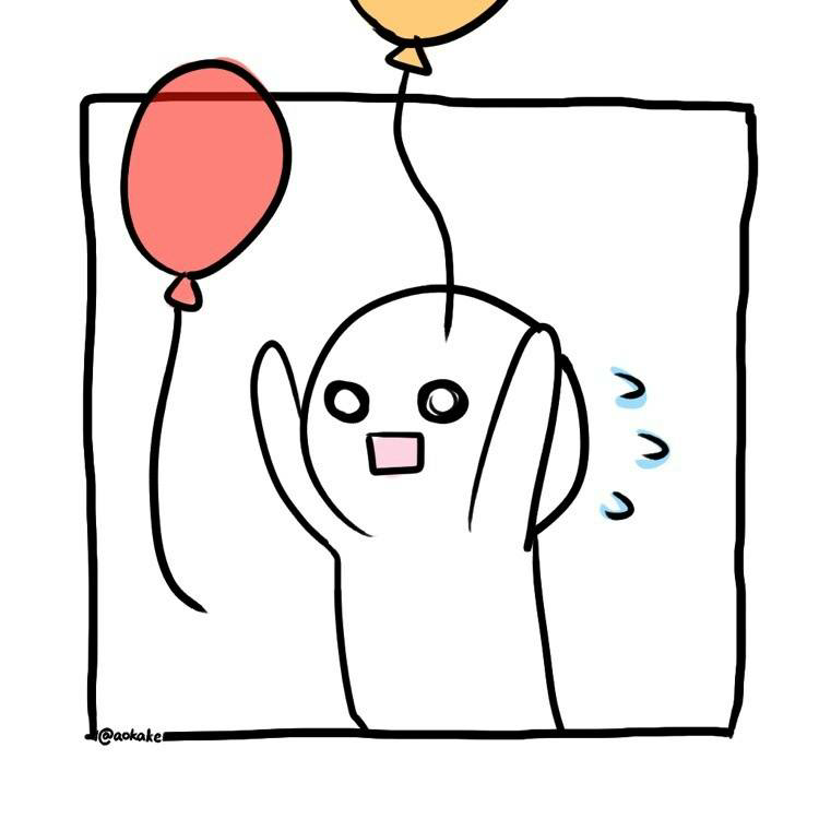Colorful Balloon Couple — Matching Avatars · Right