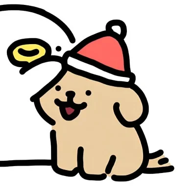 Scarf Pup and Santa-Hat Pup — Matching Avatars · Right