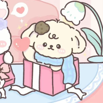Bear and Bunny's Gift-Box Surprise — Matching Avatars · Right