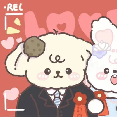 Bear and Bunny's Wedding Day — Matching Avatars · Left