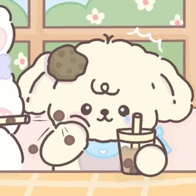 Bear and Bunny's Bubble Tea Date — Matching Avatars · Right