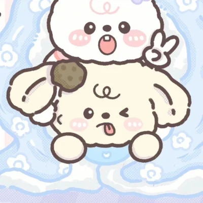 Bear and Bunny's Blue Cloud Cuddles — Matching Avatars · Right
