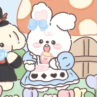 Bear and Bunny's Afternoon Tea — Matching Avatars · Right