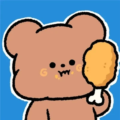 Bunny and Bear with Fries and Fried Chicken — Matching Avatars · Right