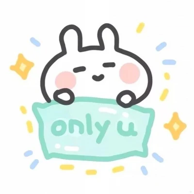 Only U and Love Bunny Signs — Matching Avatars · Left