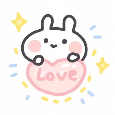 Only U and Love Bunny Signs — Matching Avatars · Right