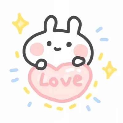 Only U and Love Bunny Signs — Matching Avatars · Right