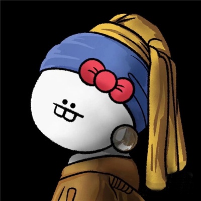Blue Headscarf Bunny Portraits — Matching Avatars · Izquierda