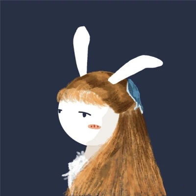 Bunny-Eared Artists in Painted Portraits — Matching Avatars · Right