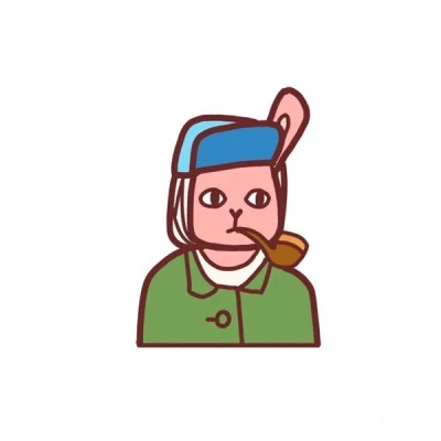 Animal Portraits in Vintage Hats — Matching Avatars · Left