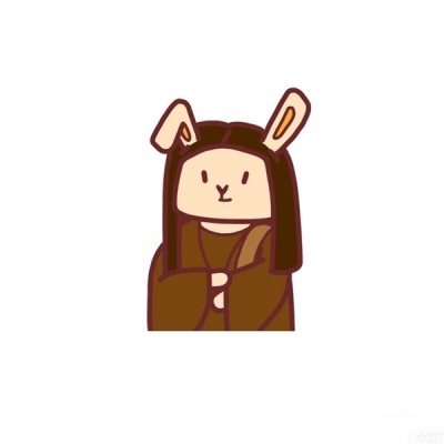 复古帽动物画作 · 配套头像 · 右图
