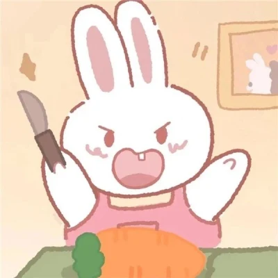 Bear and Bunny as Little Chefs — Matching Avatars · Derecha