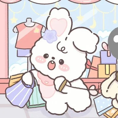 Bear and Bunny Browsing the Shops — Matching Avatars · Izquierda