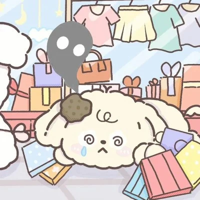 Bear and Bunny Browsing the Shops — Matching Avatars · Derecha