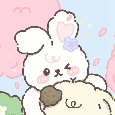 Bear and Bunny's Pink Cuddles — Matching Avatars · Izquierda