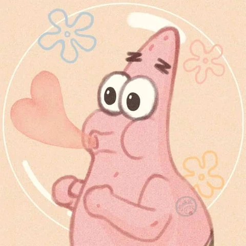 SpongeBob & Patrick — Pastel Portrait Circles · Derecha