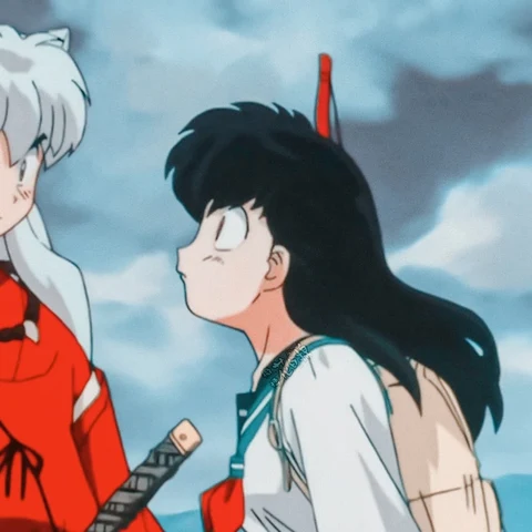 Inuyasha & Kagome — Face to Face · Right