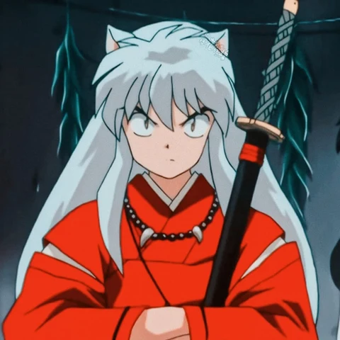 Inuyasha & Kagome — Quiet Evening Portraits · Izquierda