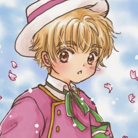 Cardcaptor Sakura — Sakura & Syaoran in Floral Hats · Right