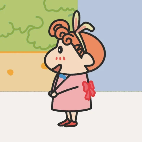 蜡笔小新 · 小新与妮妮 · 俏皮变装 · 配套头像 · 右图