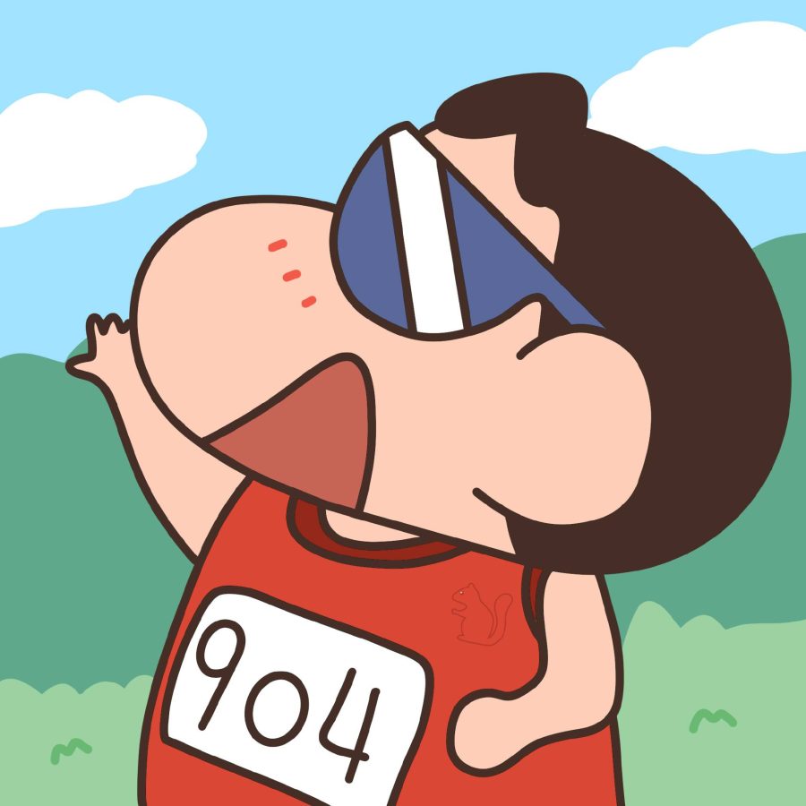 Crayon Shin-chan — Shin-chan & Nene in Sunglasses · Left