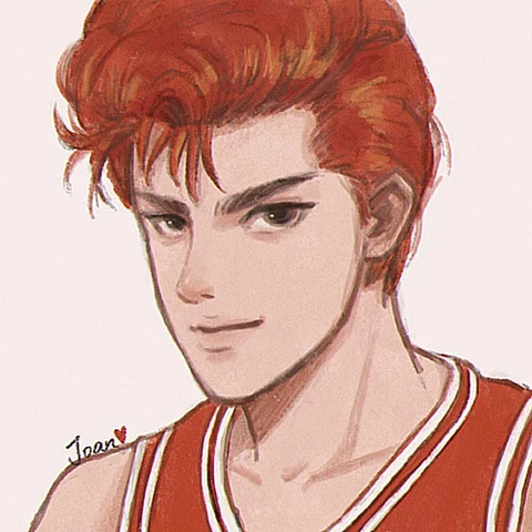 Slam Dunk — Hanamichi Sakuragi & Haruko Akagi · Derecha