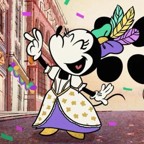 Mickey & Minnie Mouse — Dancing Through the City · Right