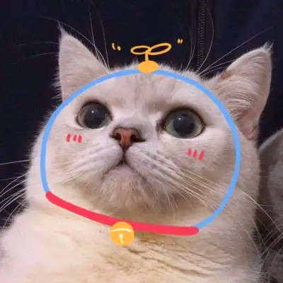 Cats with Doraemon Bell Doodles — Matching Avatars · Izquierda