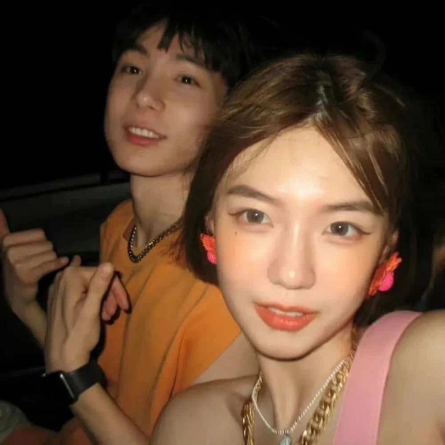 Warm Nighttime Car Selfies — Matching Avatars · Left