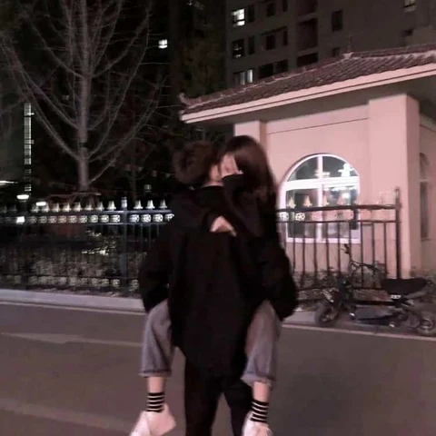 An Embrace at the Street Corner — Matching Avatars · Left