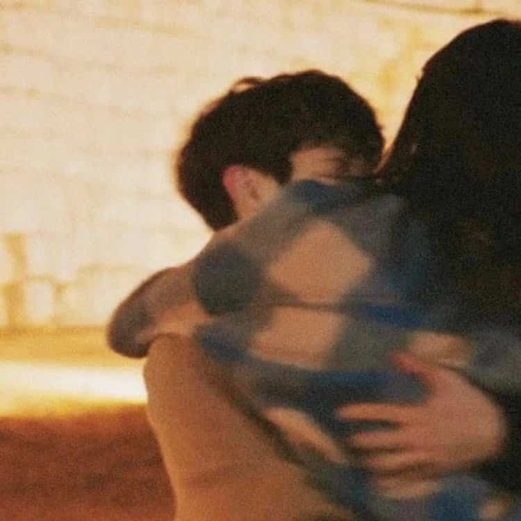 A Golden Sunset Hug — Matching Avatars · Right