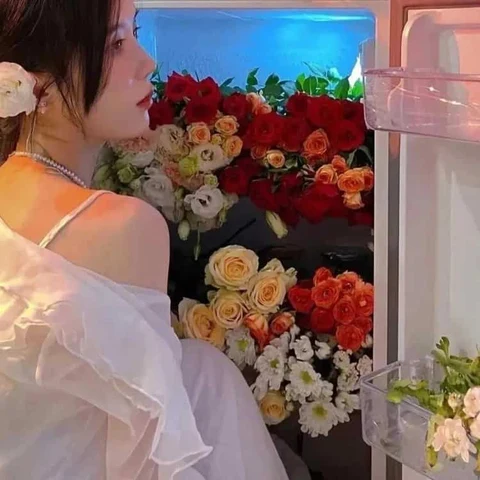 花店暖光 · 配套头像 · 左图