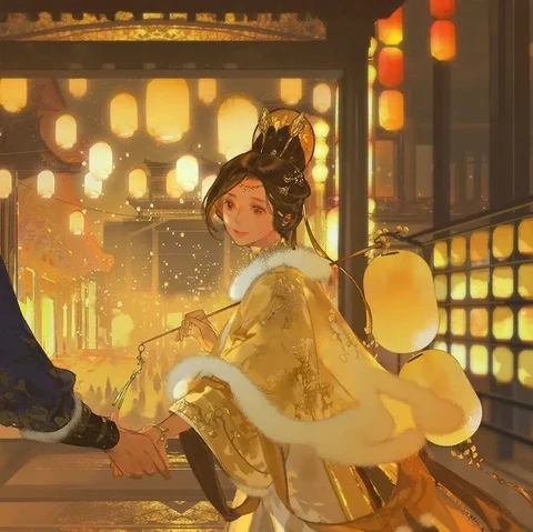 Looking Back at the Lantern Market — Matching Avatars · Izquierda