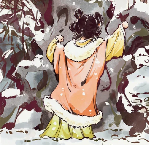 水墨雪趣 · 配套头像 · 右图