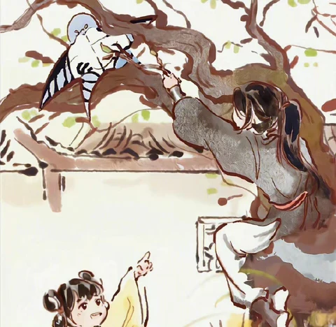 桥边相伴 · 配套头像 · 左图