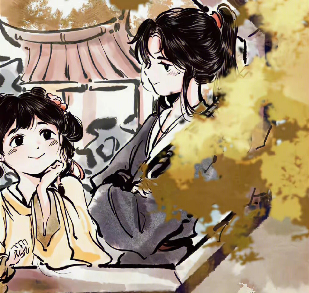A Soft Breeze by the Railing — Matching Avatars · Left