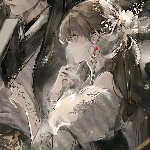 笛声与花影 · 配套头像 · 左图