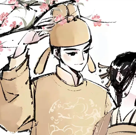 古卷红黄 · 配套头像 · 左图