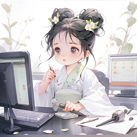 古装电脑同桌 · 配套头像 · 左图