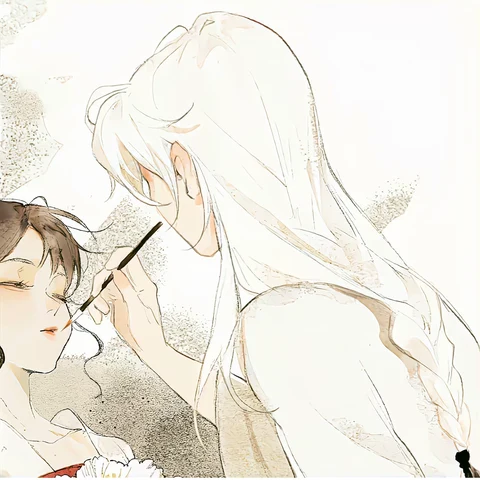 水彩婚纱 · 配套头像 · 左图