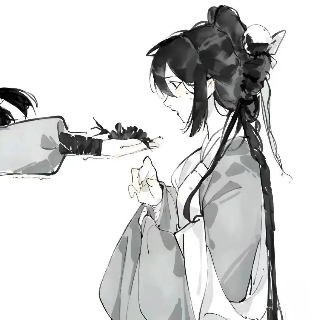 袖间牵手 · 配套头像 · 左图