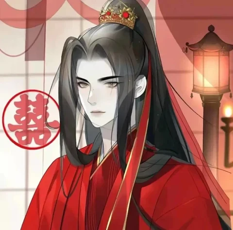 Red Wedding Lanterns and Double Happiness — Matching Avatars · Izquierda