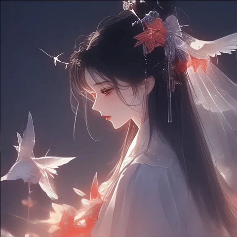 Paper Cranes Carrying Our Feelings — Matching Avatars · Izquierda