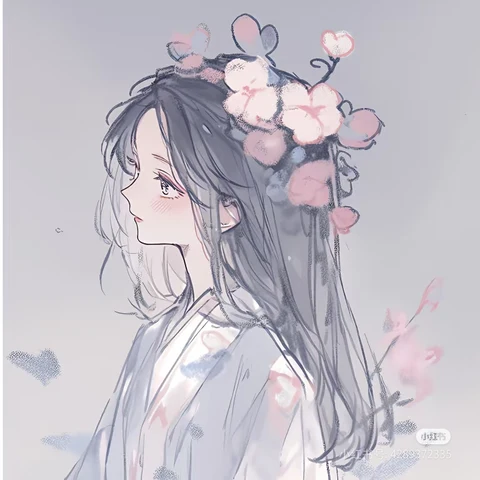 淡紫梅花 · 配套头像 · 右图
