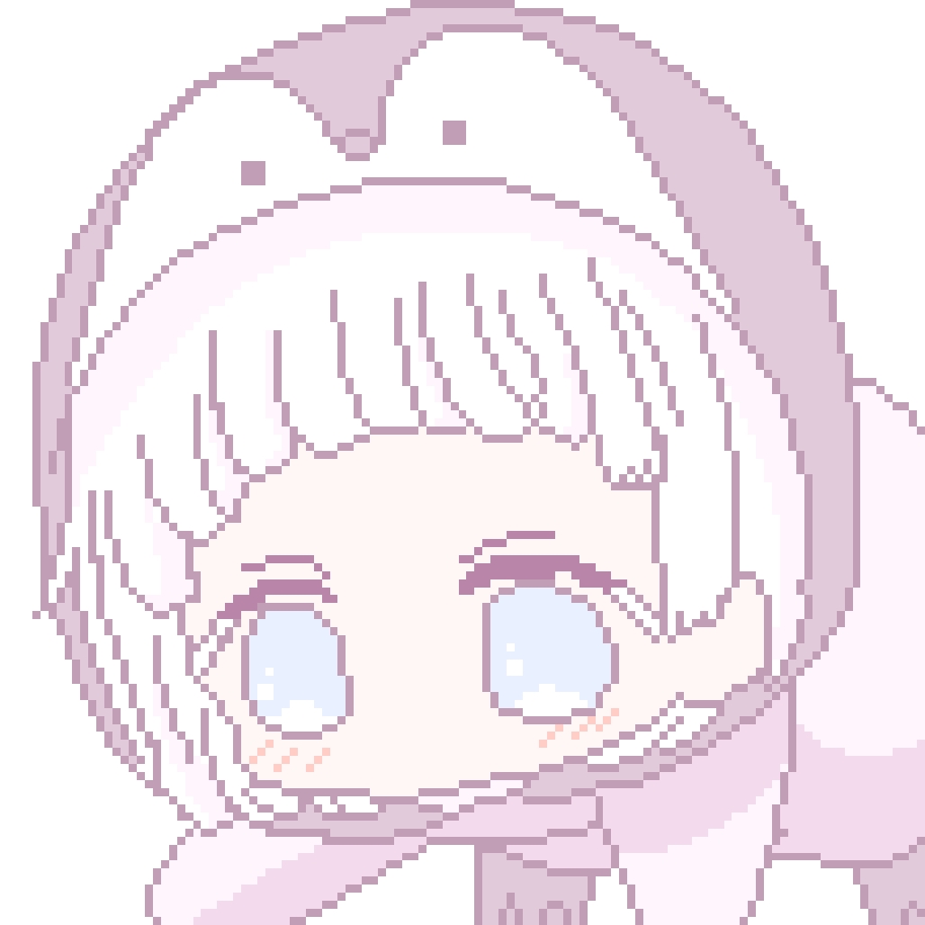 Pixel Couple in Pastel Shark Hats — Matching Avatars · Left