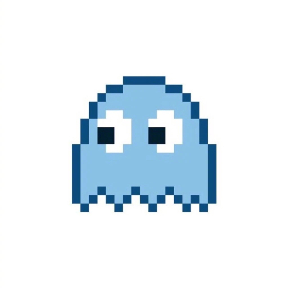 Red and Blue Arcade Ghosts — Matching Avatars · Right